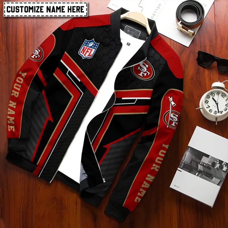 San Francisco 49ers Bomber Jacket Details