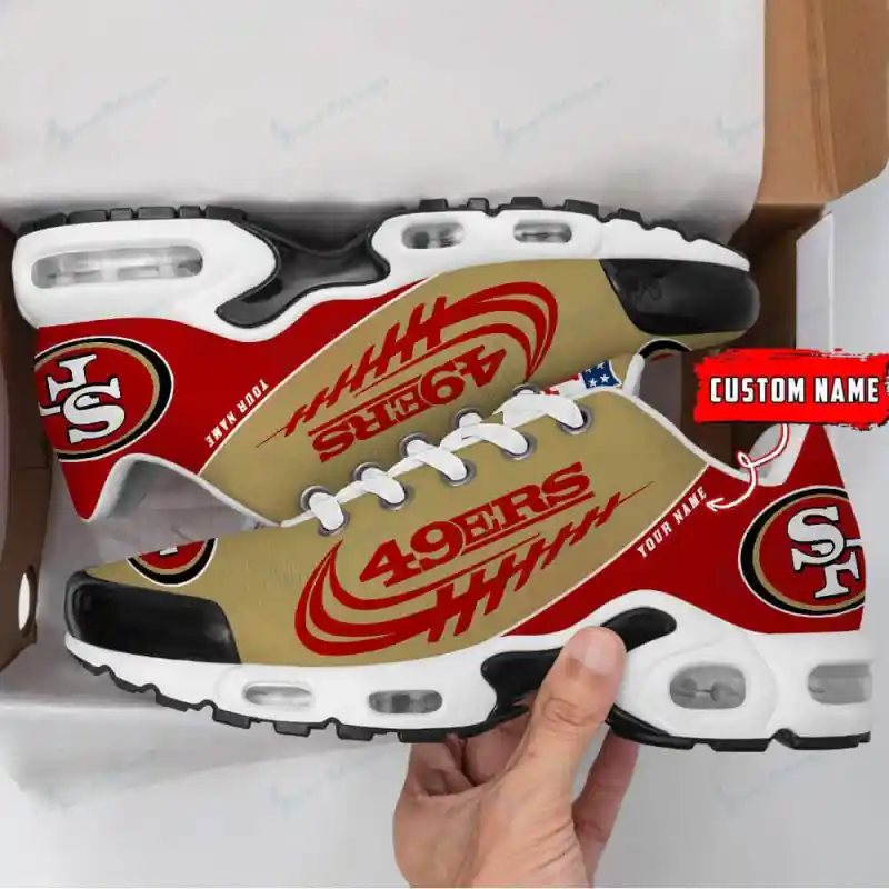 San Francisco 49ers Personalized Plus T-N Youth Sneakers BG28
