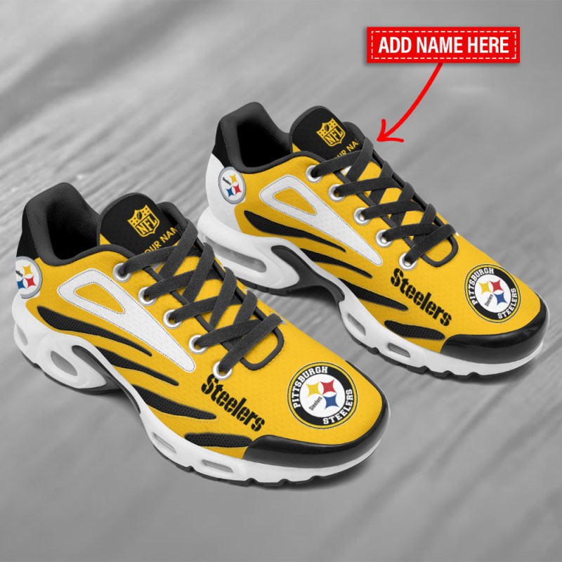 Pittsburgh Steelers Personalized T-N Youth Sneakers