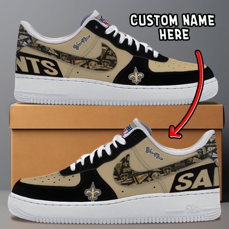 New Orleans Saints Personalized AF1-1 Shoes