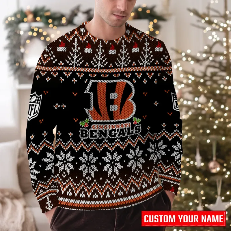Cincinnati Bengals Ugly Christmas Sweater 5