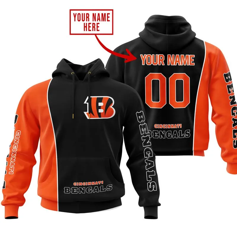 Cincinnati Bengals Personalized Hoodie