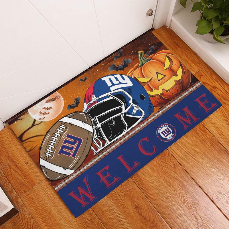 New York Giants Halloween Doormat