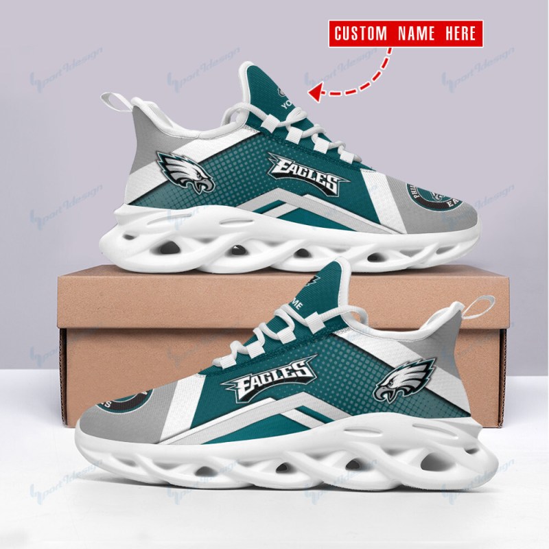 Philadelphia Eagles Personalized Yezy Running Sneakers