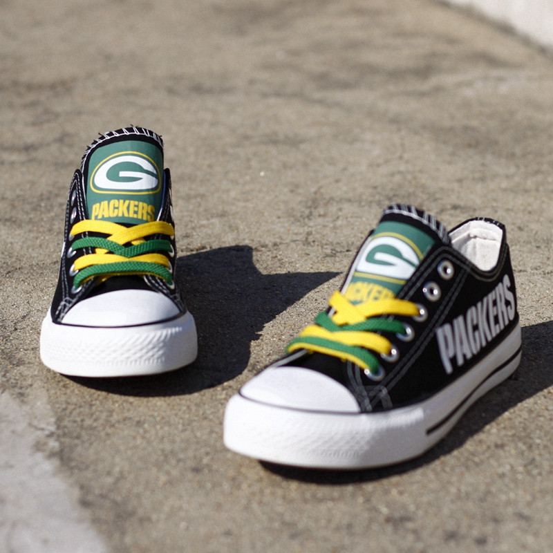 Green Bay Packers New Low Top BG42 Side View
