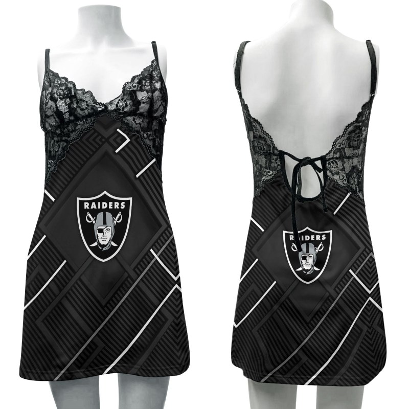 Las Vegas Raiders Slip Dress
