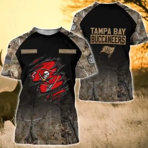 Tampa Bay Buccaneers Personalized Sweater Side View