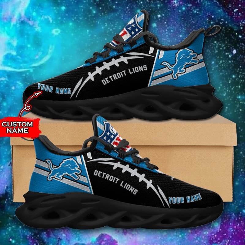 Detroit Lions Sneakers Top View