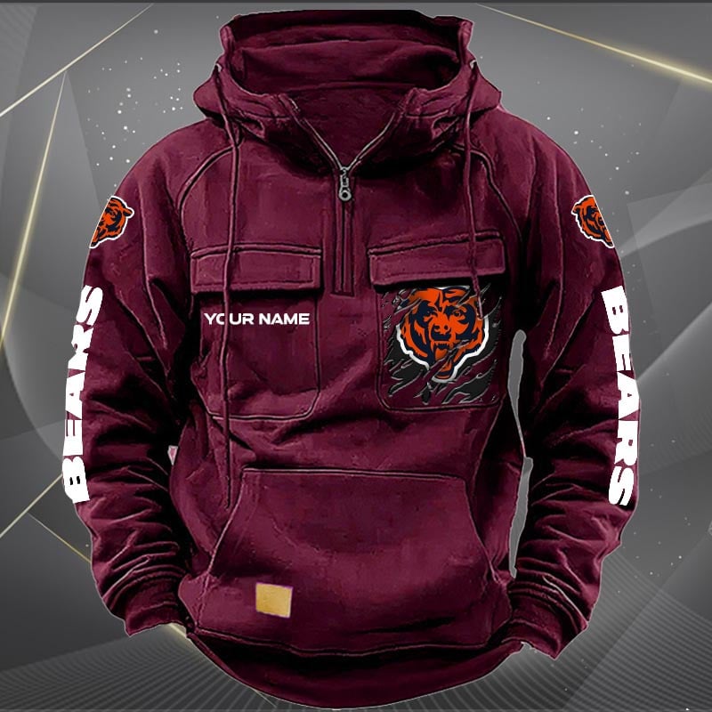 Chicago Bears Zip Hoodie 5