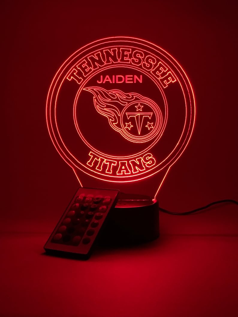 Personalized NFL Lamp