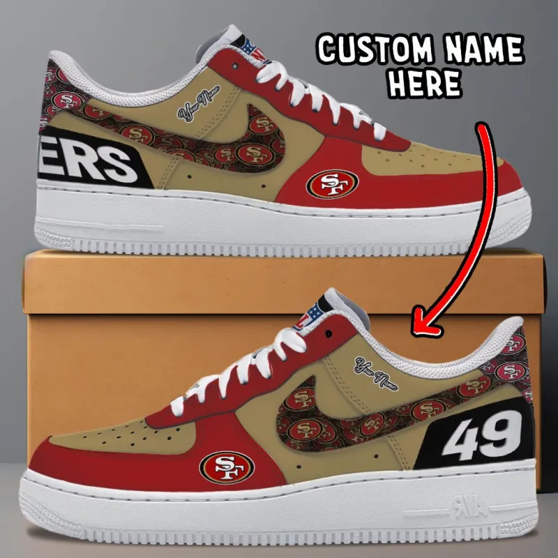 San Francisco 49ers Personalized AF1-1 Shoes