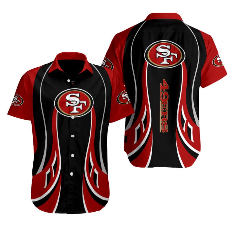 Sizing Chart for San Francisco 49ers Button Shirts