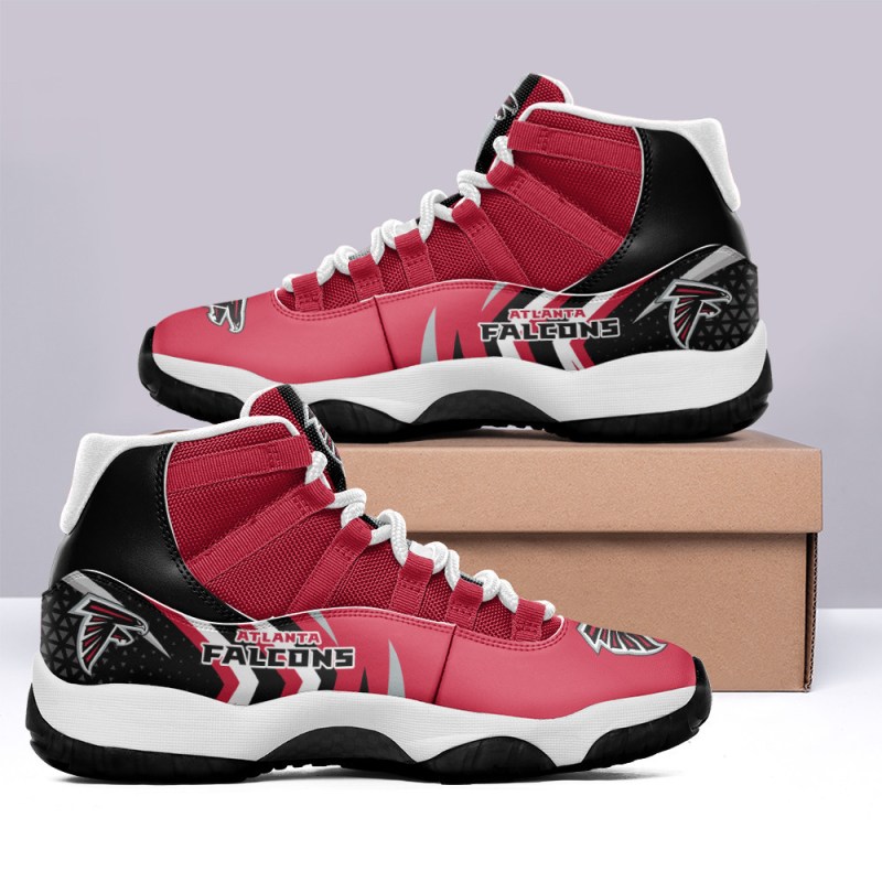 Atlanta Falcons AJD11 Sneakers - Front View