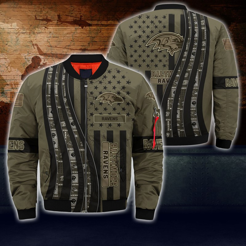 Baltimore Ravens Thick Bomber Jacket
