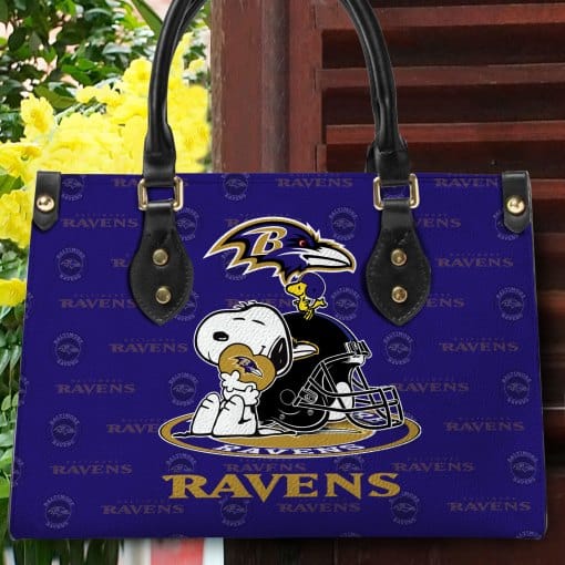 Baltimore Ravens Leather Hand Bag