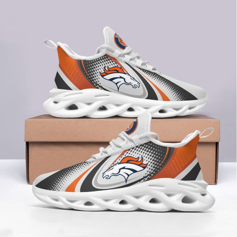 Denver Broncos Yezy Running Sneakers Front