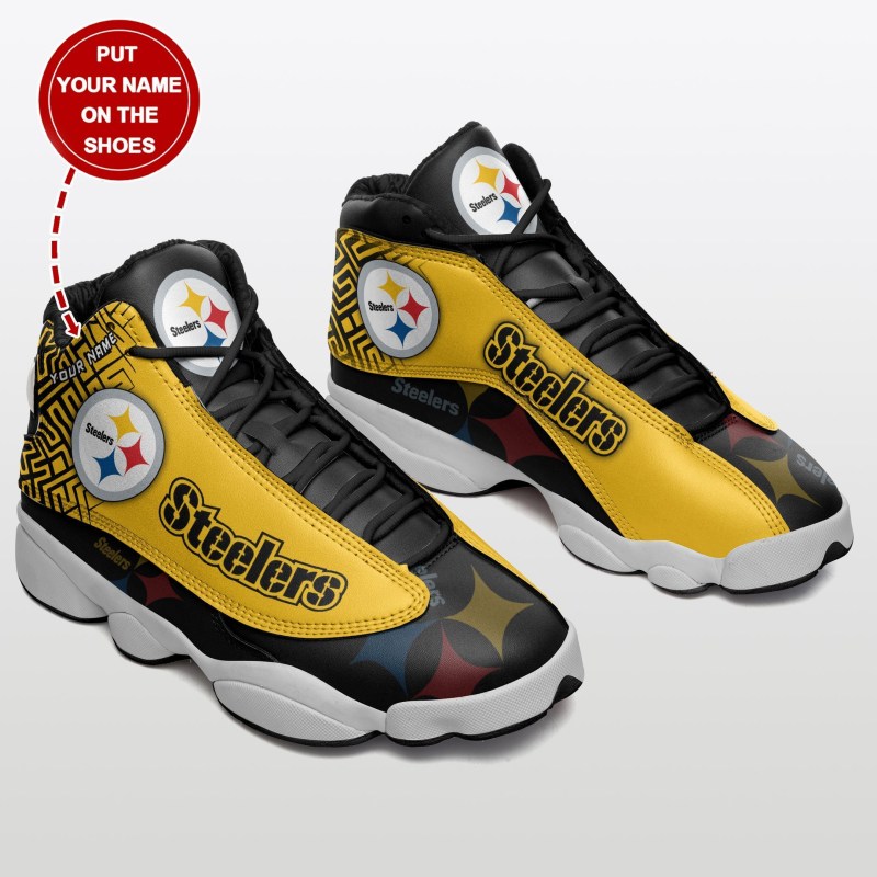 Pittsburgh Steelers Personalized Air JD13 Sneakers