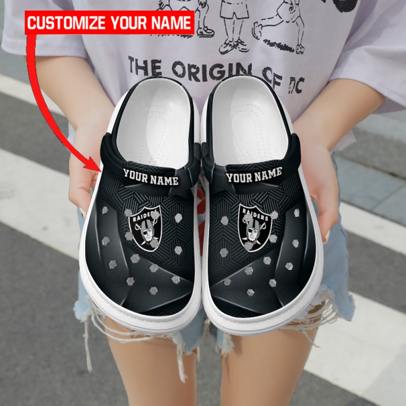Las Vegas Raiders Personalized Limited Clog