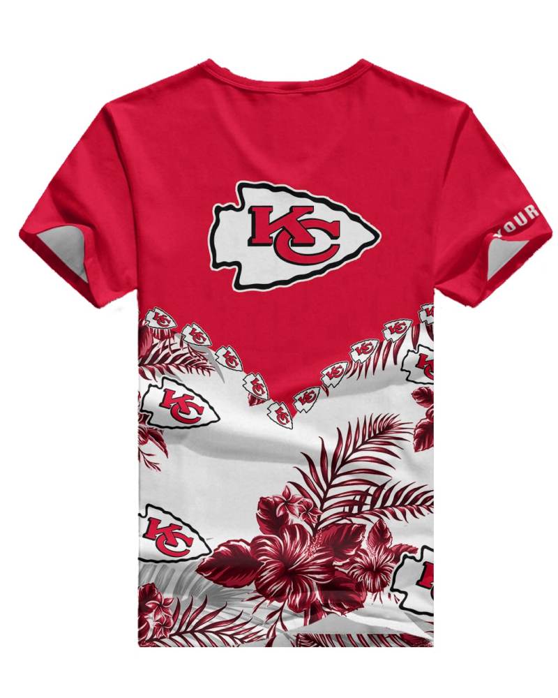 Kansas City Chiefs V-neck T-shirt for Women