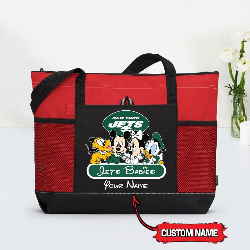 New York Jets Tote Bag Red