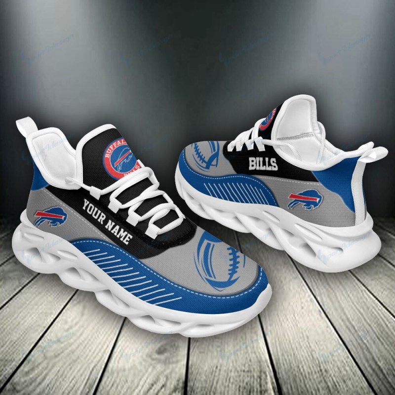 Buffalo Bills Personalized Sneakers Side View