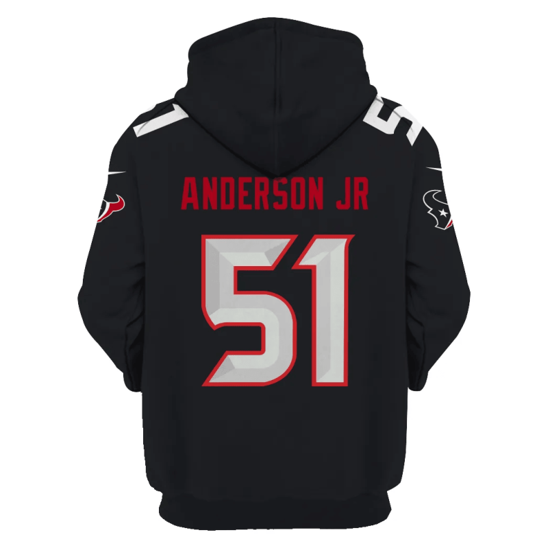 Houston Texans Hoodie Back View