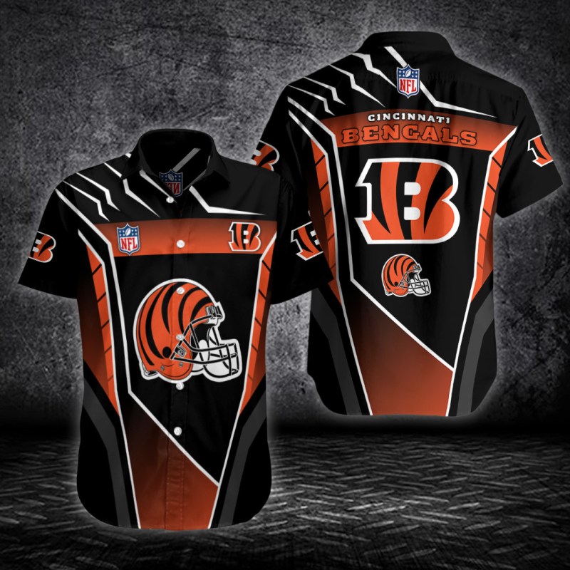 Cincinnati Bengals Button Shirt Sizing Chart