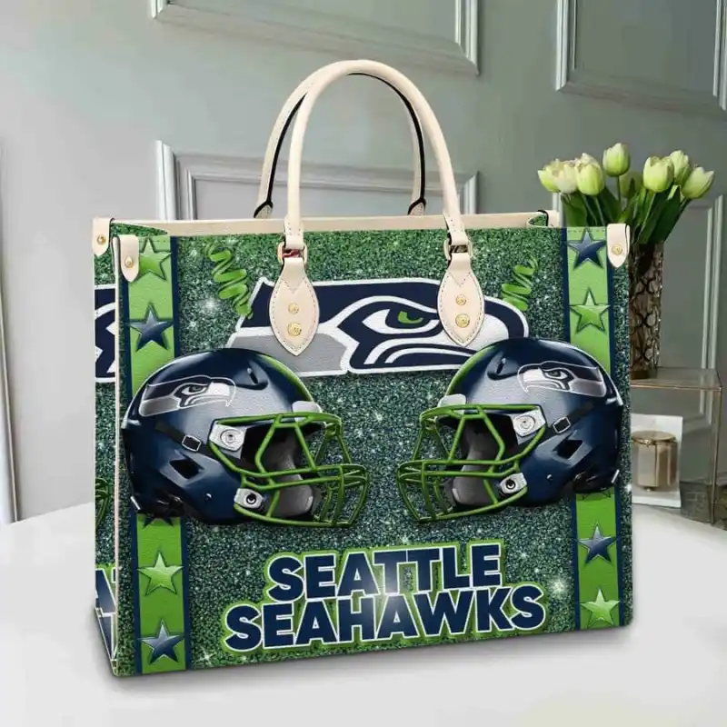 Seattle Seahawks Hand Bag Interior View