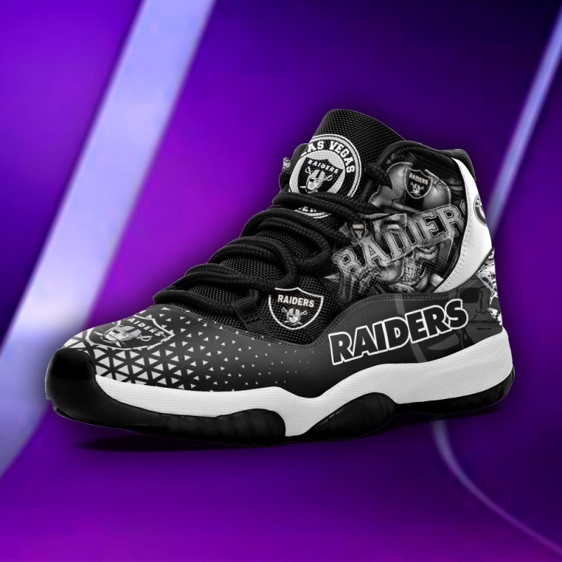 Las Vegas Raiders AJD11 Sneakers Side View