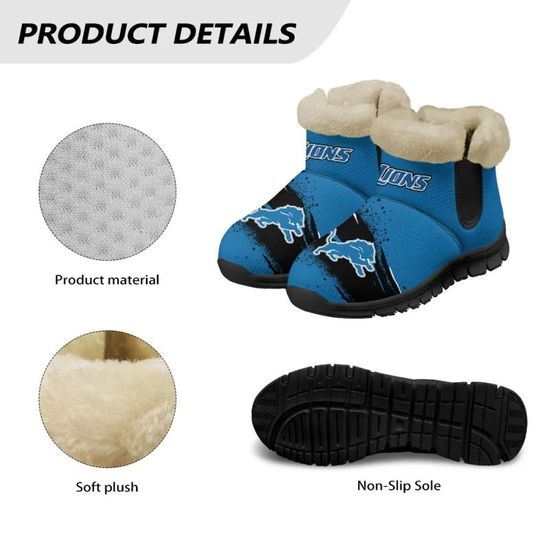 Detroit Lions Snow Boots 6