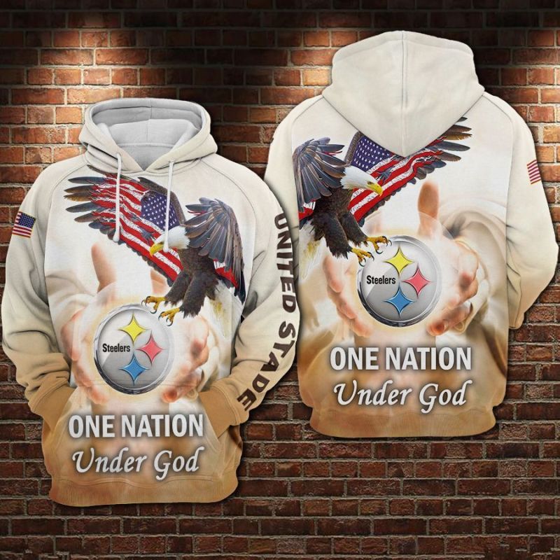 Pittsburgh Steelers One Nation Under God Limited Hoodie