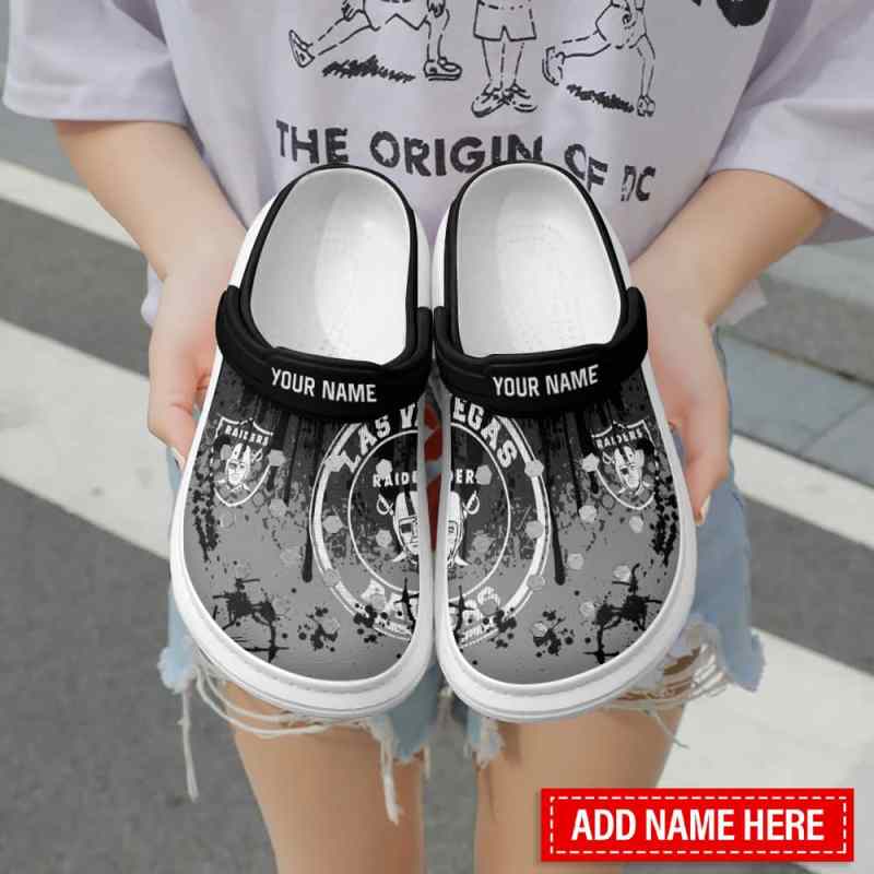 LAS VEGAS RAIDERS Clog Back View