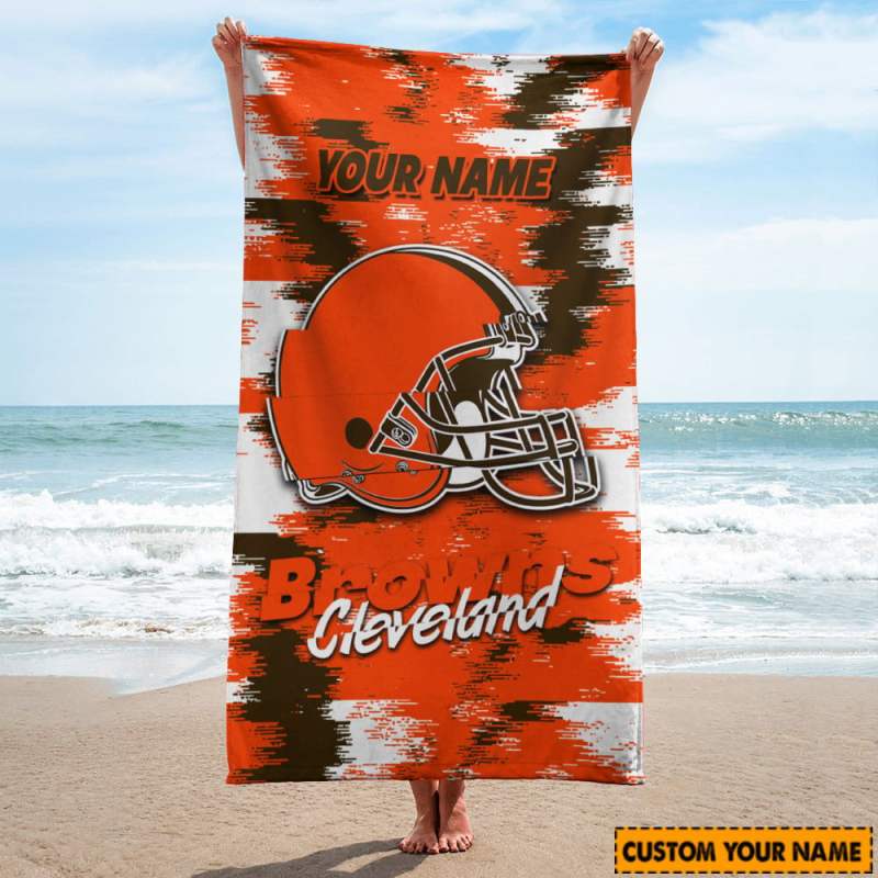 Cleveland Browns Personalized Limited Edition Beach Towel