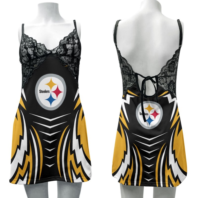 Pittsburgh Steelers Slip Dress Front View