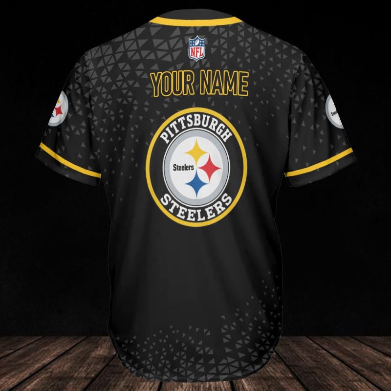 Pittsburgh Steelers Personalized Baseball Jersey