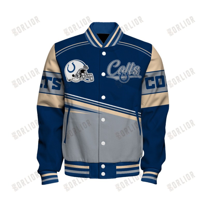 Indianapolis Colts Varsity Jacket Image 2