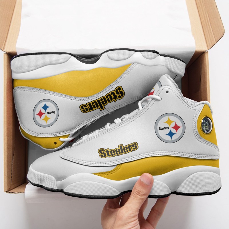 Pittsburgh Steelers Sneakers Side View