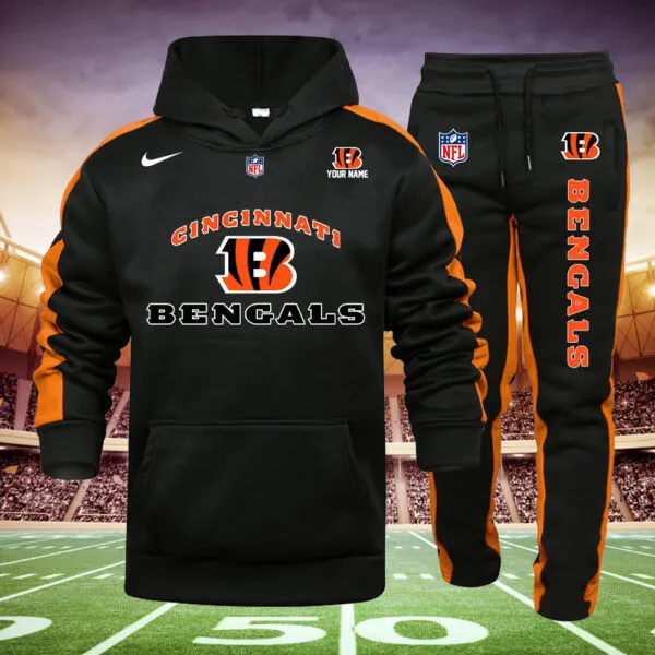 Cincinnati Bengals Hoodie and Sweatpants Set