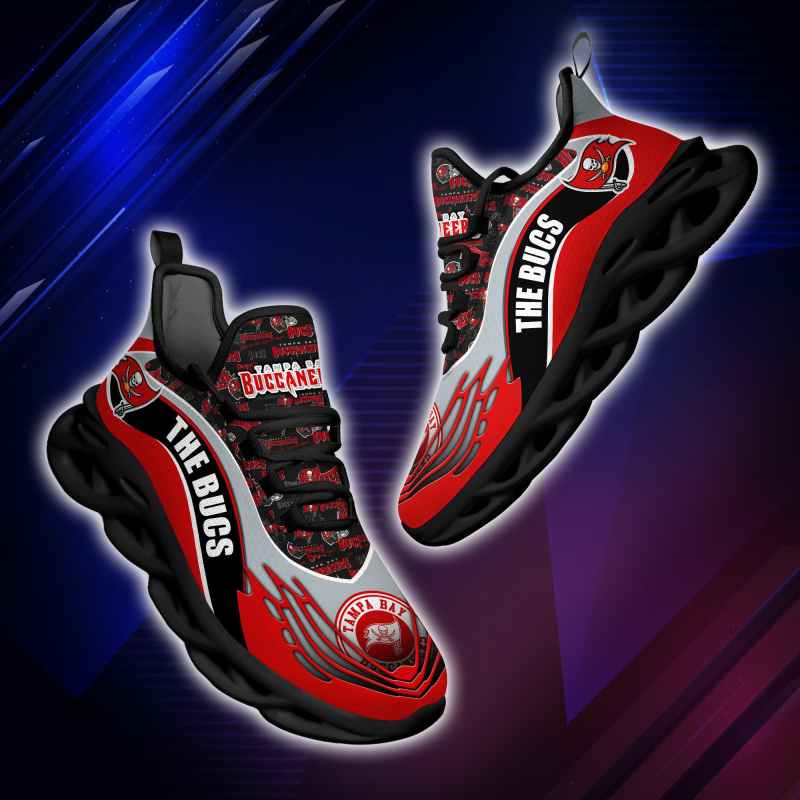 Tampa Bay Buccaneers Yezy Running Sneakers Back View