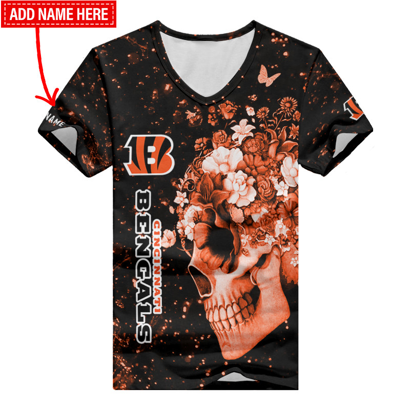 Cincinnati Bengals Personalized Women’s T-shirt