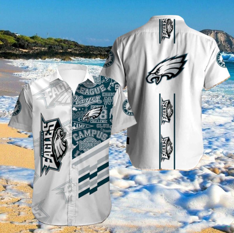 Philadelphia Eagles Button Shirt Sizing Chart