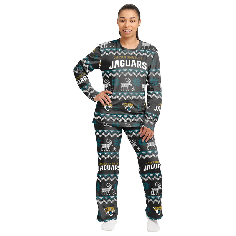 Jacksonville Jaguars Holiday Pajamas Image 3