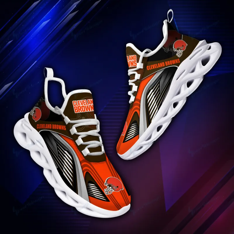 Cleveland Browns Yezy Running Sneakers