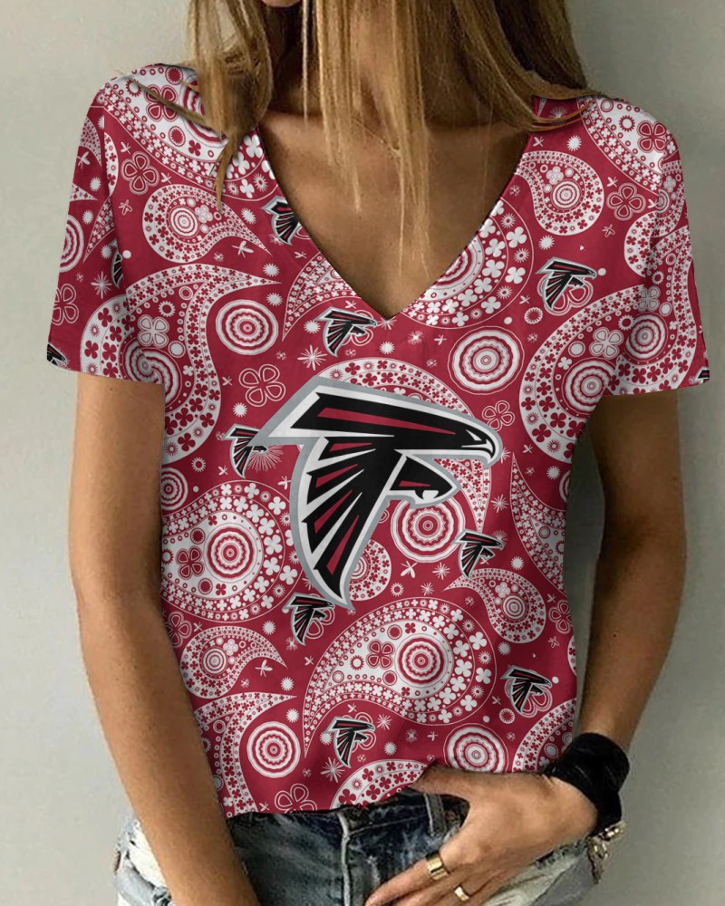 Atlanta Falcons V-neck Women's T-shirt
