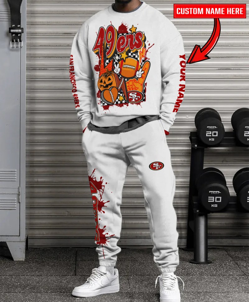 San Francisco 49ers Halloween Collection Sweatshirt & Sweatpants