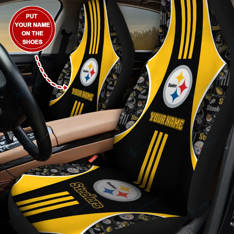 Pittsburgh Steelers Personalized Car Seat Covers