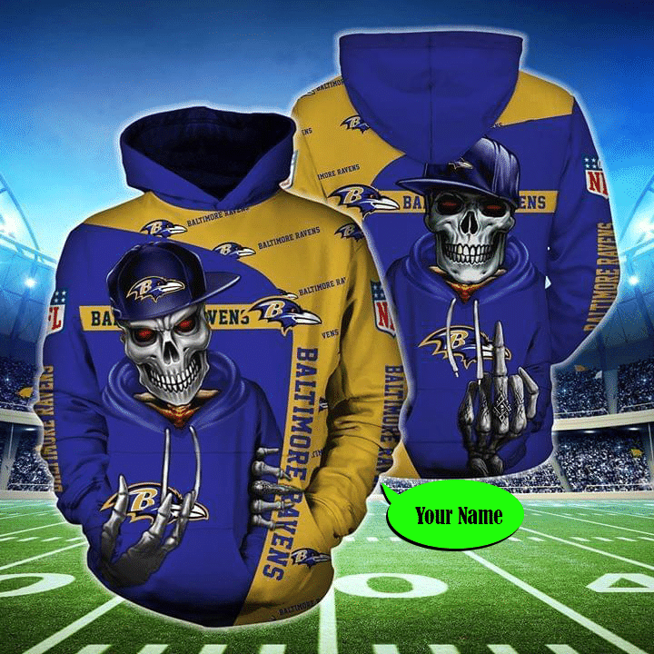 Baltimore Ravens Personalized All Over Printed Sweater
