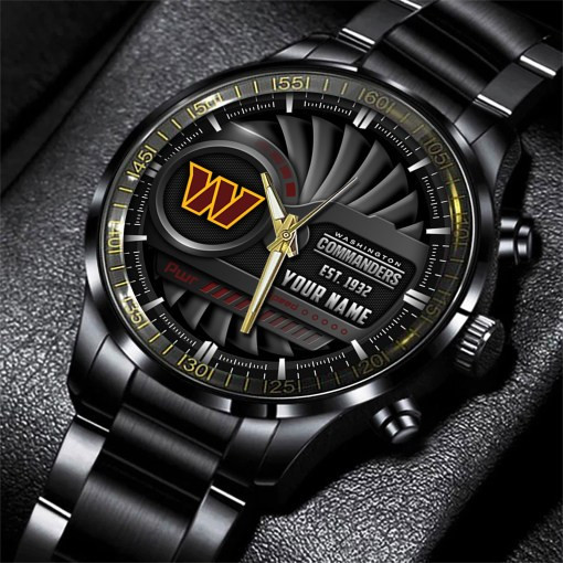 Washington Commanders Black Fashion Watch