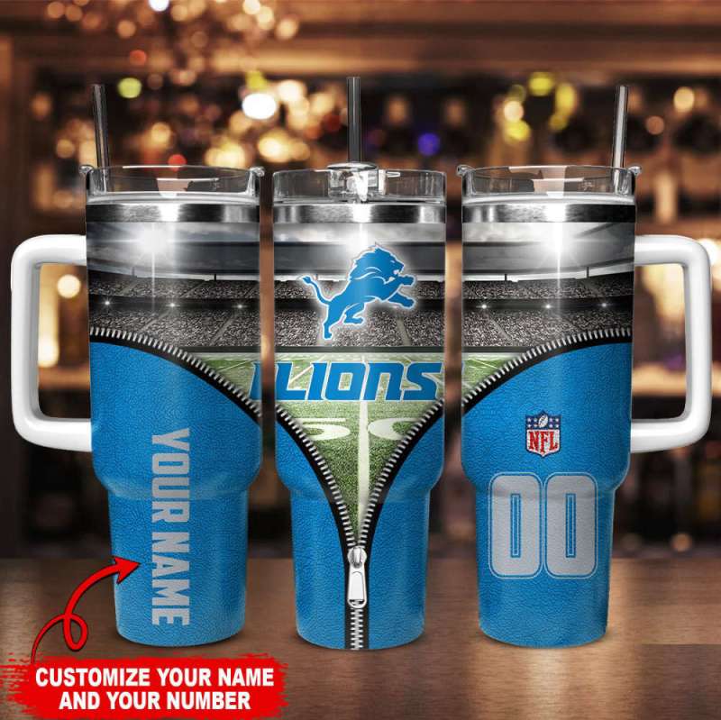 Detroit Lions NFL 40oz Stanley Tumbler - Fan Gift