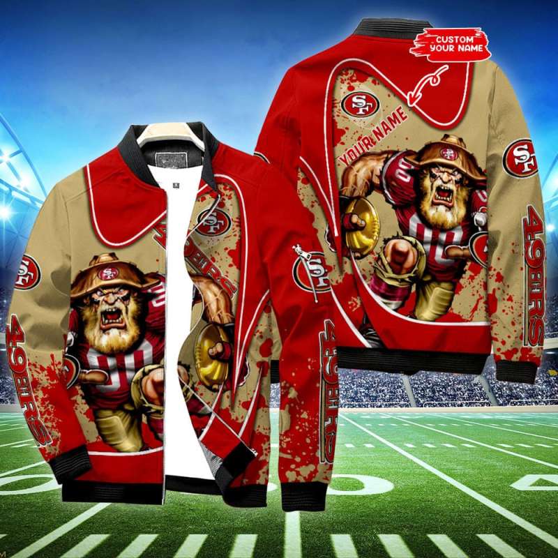San Francisco 49ers Personalized Bomber Jacket